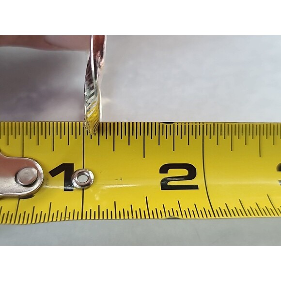 Milor Italian 925 Sterling Silver Twisted Hoop Earrings Vintage - Picture 9 of 10